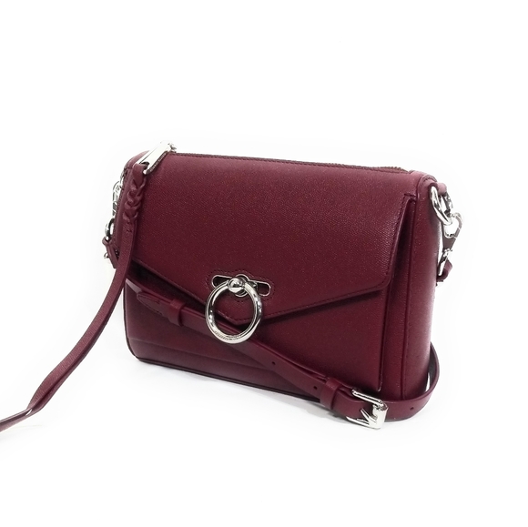 Rebecca Minkoff Jean Mac Crossbody Bag in Pinot Noir Burgundy - Picture 2 of 16
